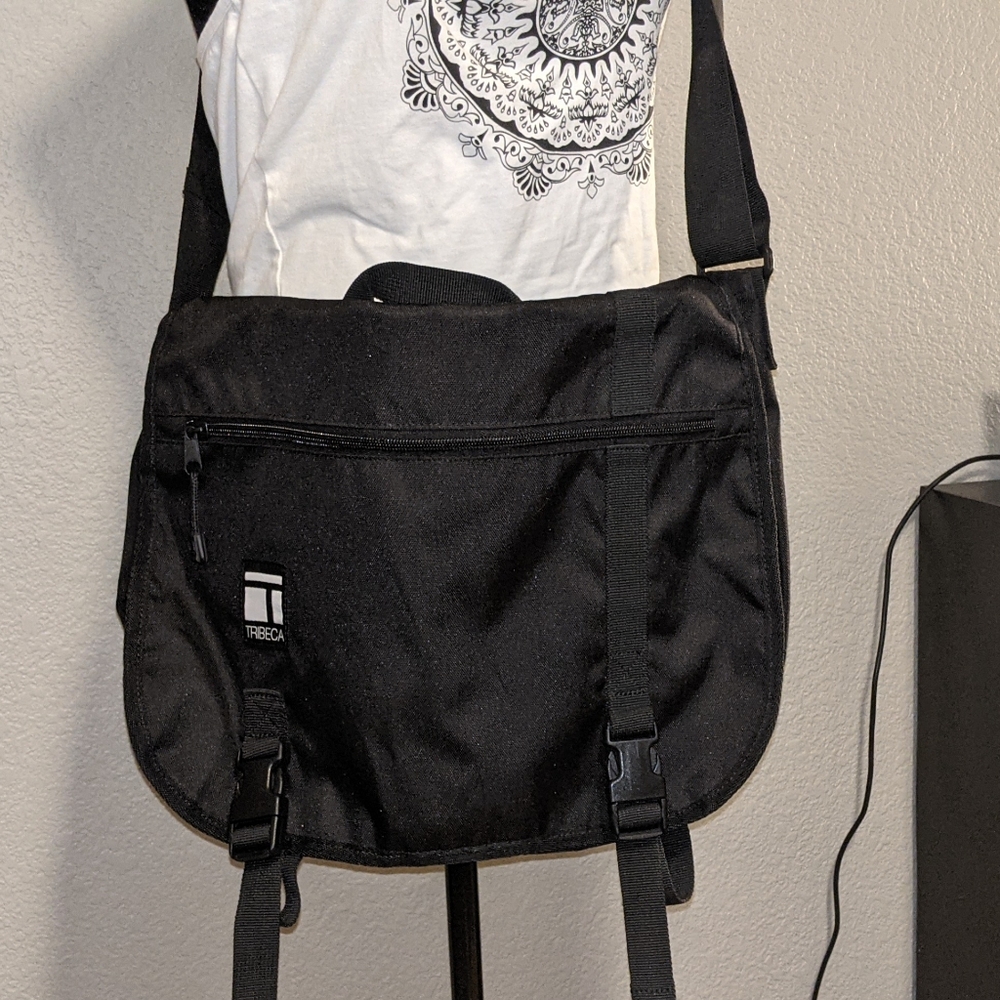 SOLD TRIBECA cross body laptop bag